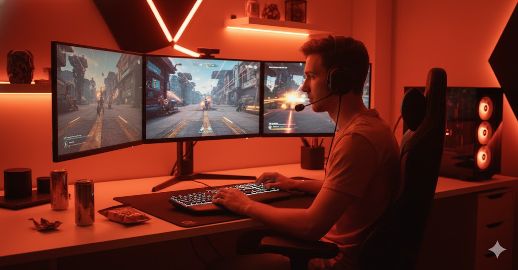 Best Ergonomic Keyboards For Long Work Hours,AI-generated editorial image for illustrative purposes.