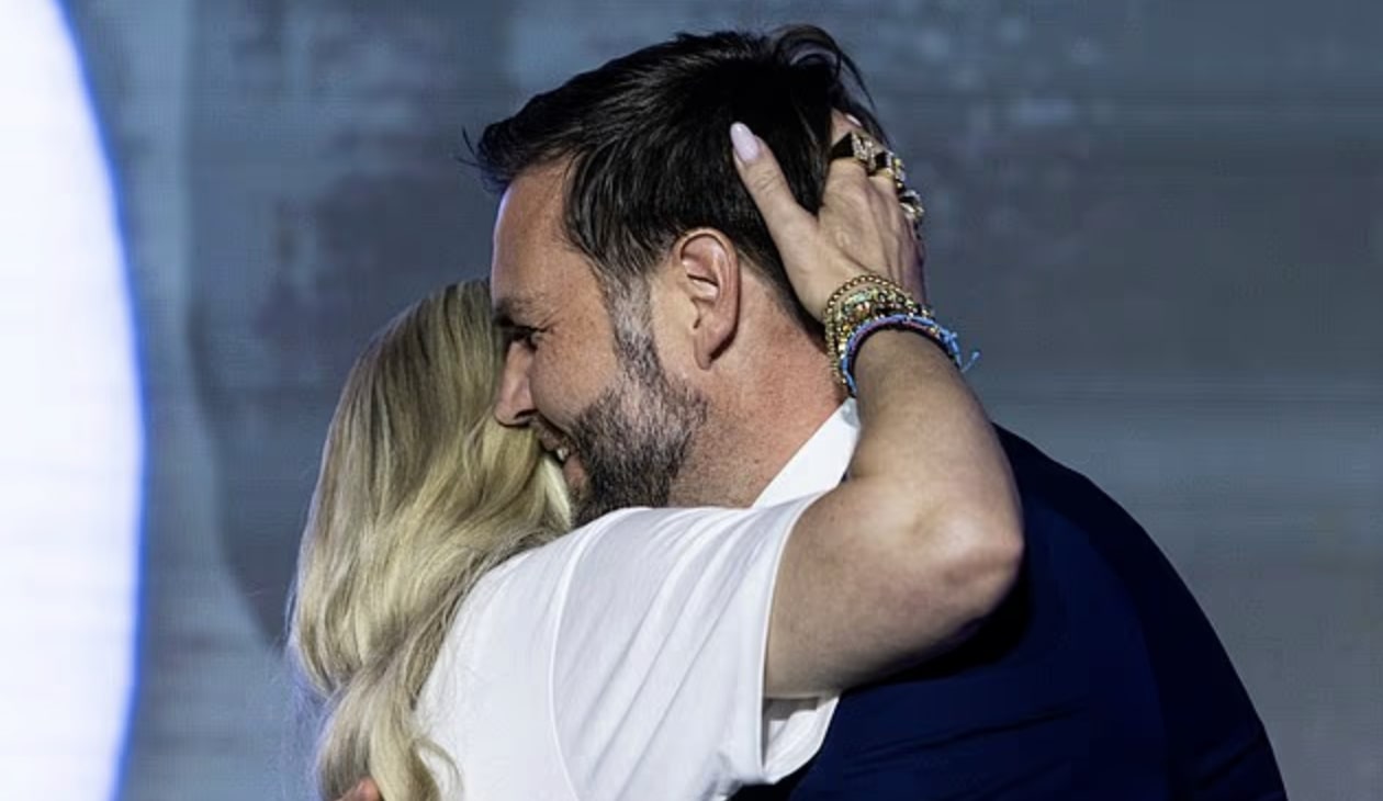 JD Vance & Erika Kirk’s Hug Sparks Whispers—Kennedy Hits Back