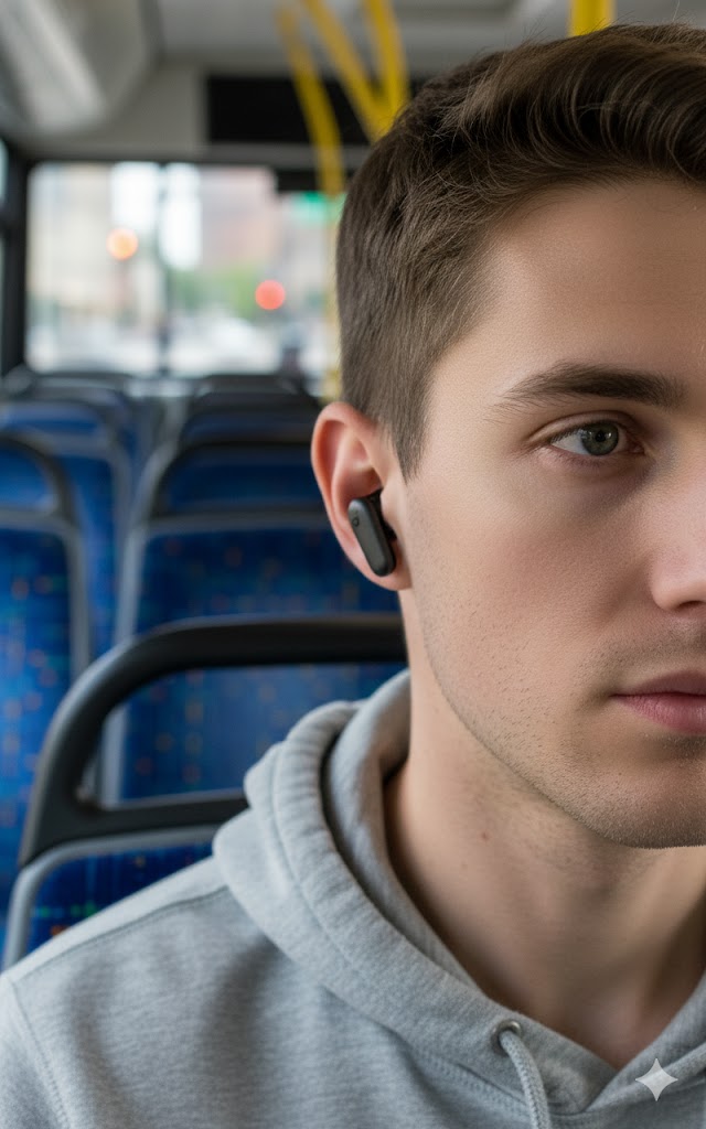10 Best Noise Cancelling Earbuds for Travel and Focus, AI-generated editorial image for illustrative purposes.