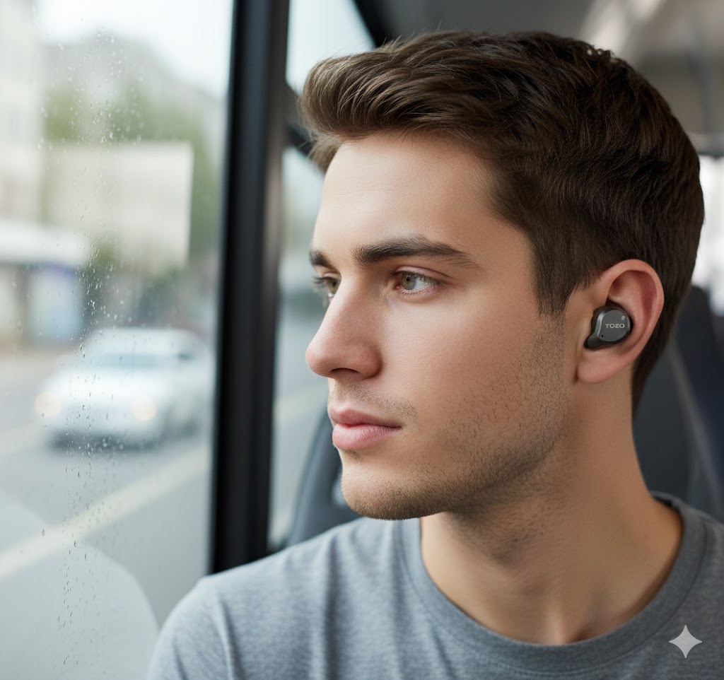 10 Best Noise Cancelling Earbuds for Travel and Focus, AI-generated editorial image for illustrative purposes.