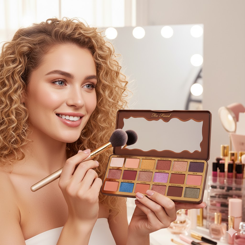 Best Eyeshadow Palettes For Everyday Glamx,AI-generated editorial image for illustrative purposes.