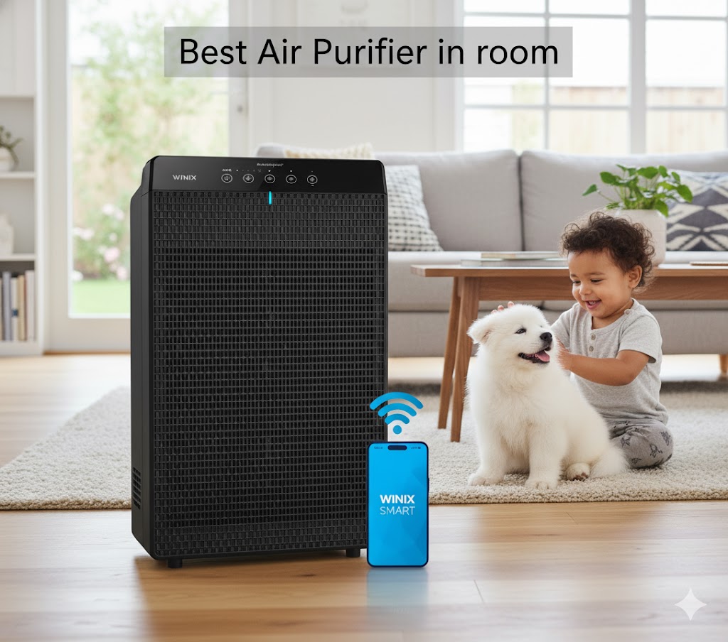 Best Air Purifiers to Breathe Easier, AI-generated editorial image for illustrative purposes.