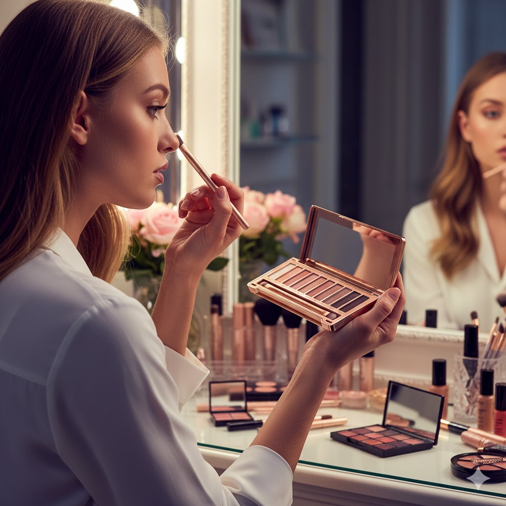 Best Eyeshadow Palettes For Everyday Glamx,AI-generated editorial image for illustrative purposes.