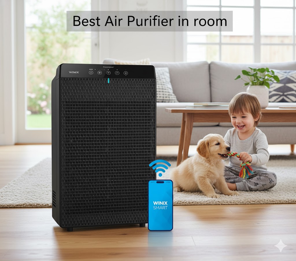 Best Air Purifiers to Breathe Easier,AI-generated editorial image for illustrative purposes.