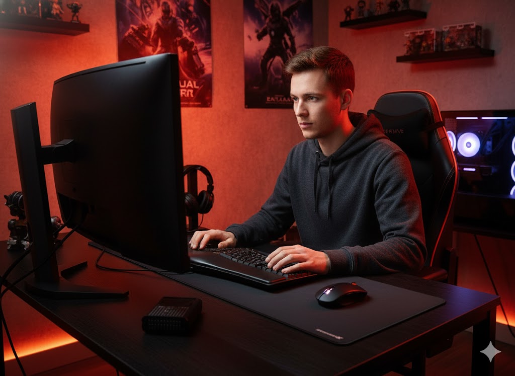 Best Ergonomic Keyboards For Long Work Hours,AI-generated editorial image for illustrative purposes.