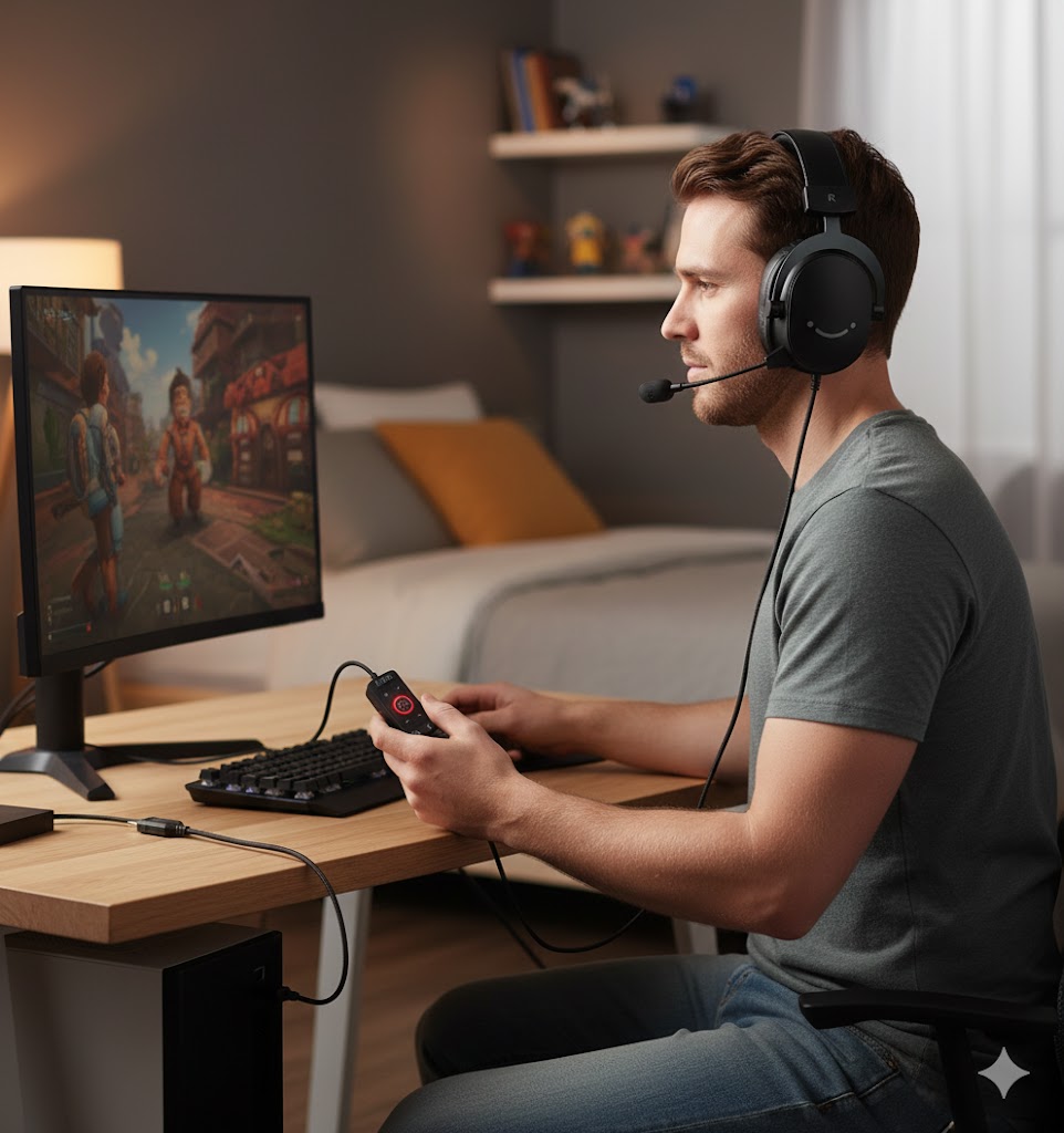 Best Headphones With Mic For Clear Voice & Video Calls, AI-generated editorial image for illustrative purposes.