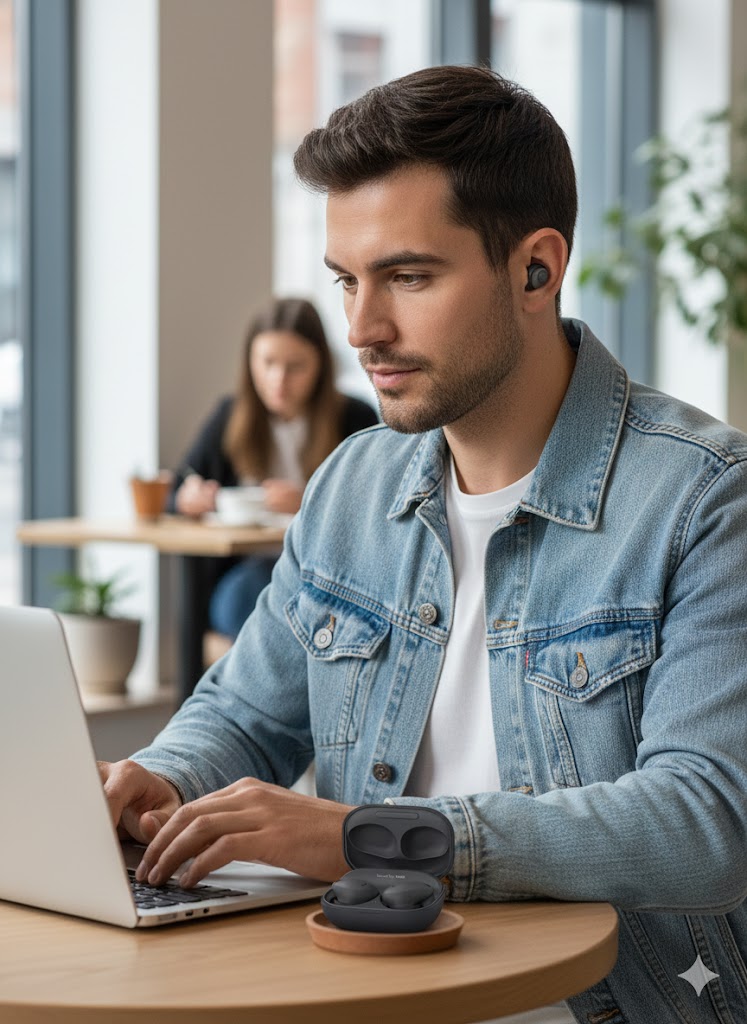 Best Headphones With Mic For Clear Voice & Video Calls, AI-generated editorial image for illustrative purposes.