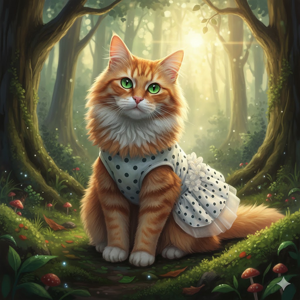 Best Dresses For Cats, AI-generated editorial image for illustrative purposes.