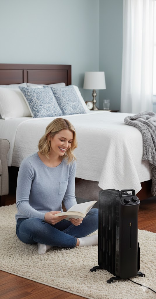 Best Space Heaters For Indoor Use, AI-generated editorial image for illustrative purposes.