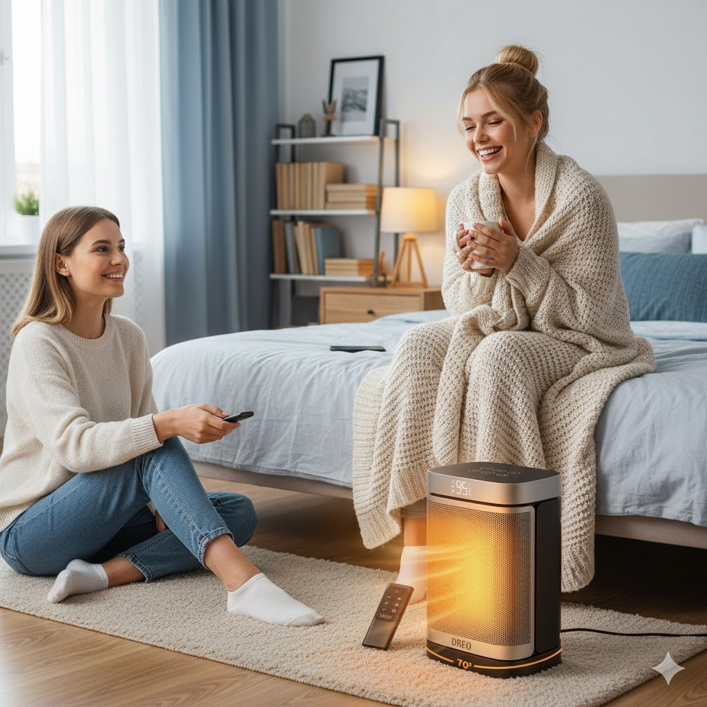 Best Space Heaters For Indoor Use, AI-generated editorial image for illustrative purposes.