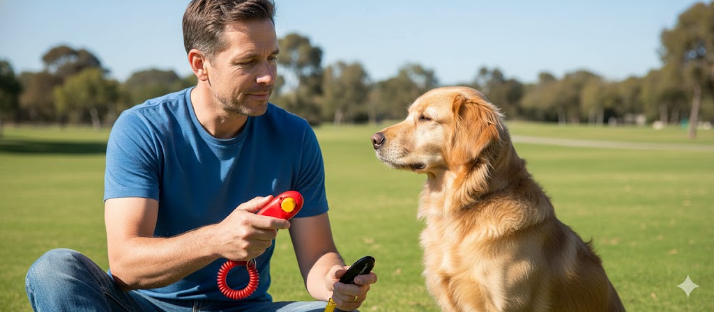 Best Dog Training Clickers, AI-generated editorial image for illustrative purposes.