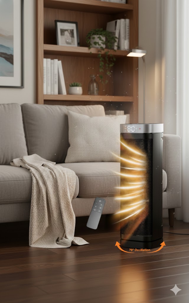Best Space Heaters For Indoor Use, AI-generated editorial image for illustrative purposes.