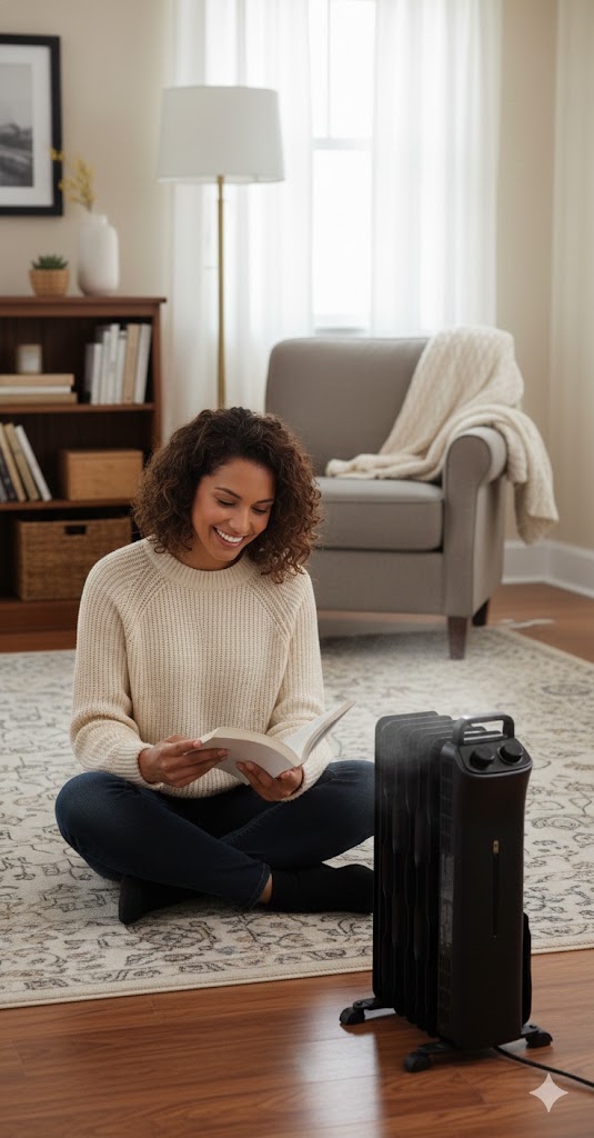 Best Space Heaters For Indoor Use, AI-generated editorial image for illustrative purposes.