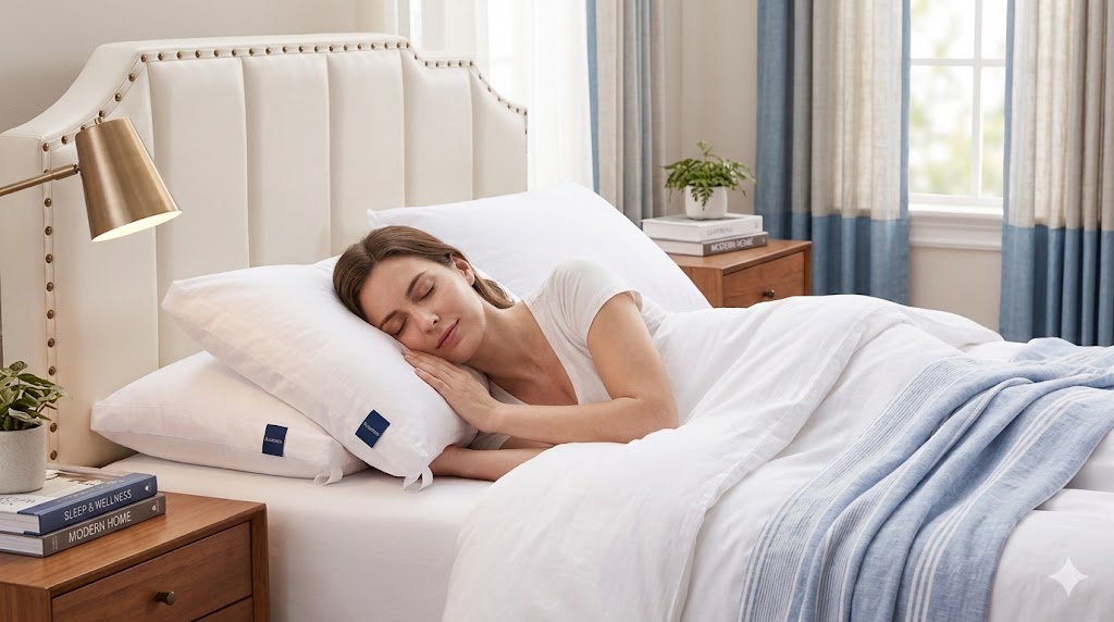 Best Pillows For Sleeping, AI-generated editorial image for illustrative purposes.