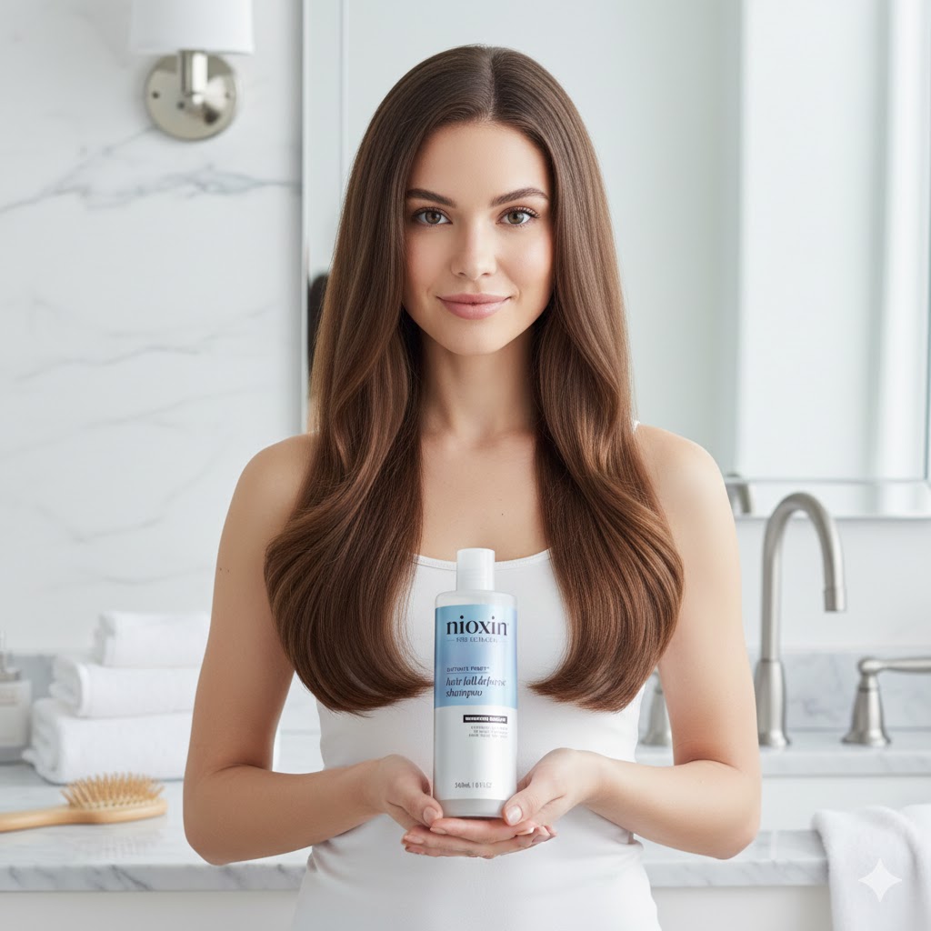 Best Anti Hair Fall Shampoos On Amazon, AI-generated editorial image for illustrative purposes.