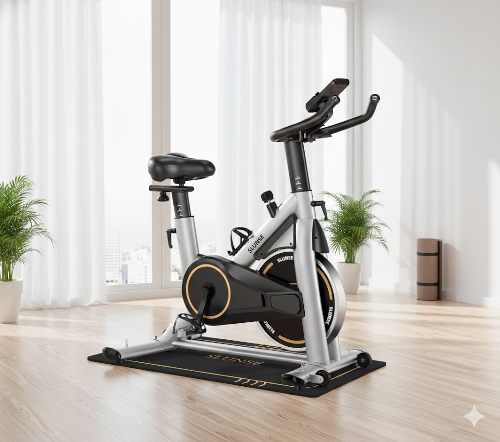Best Exercise Bikes For Home Fitness, AI-generated editorial image for illustrative purposes.
