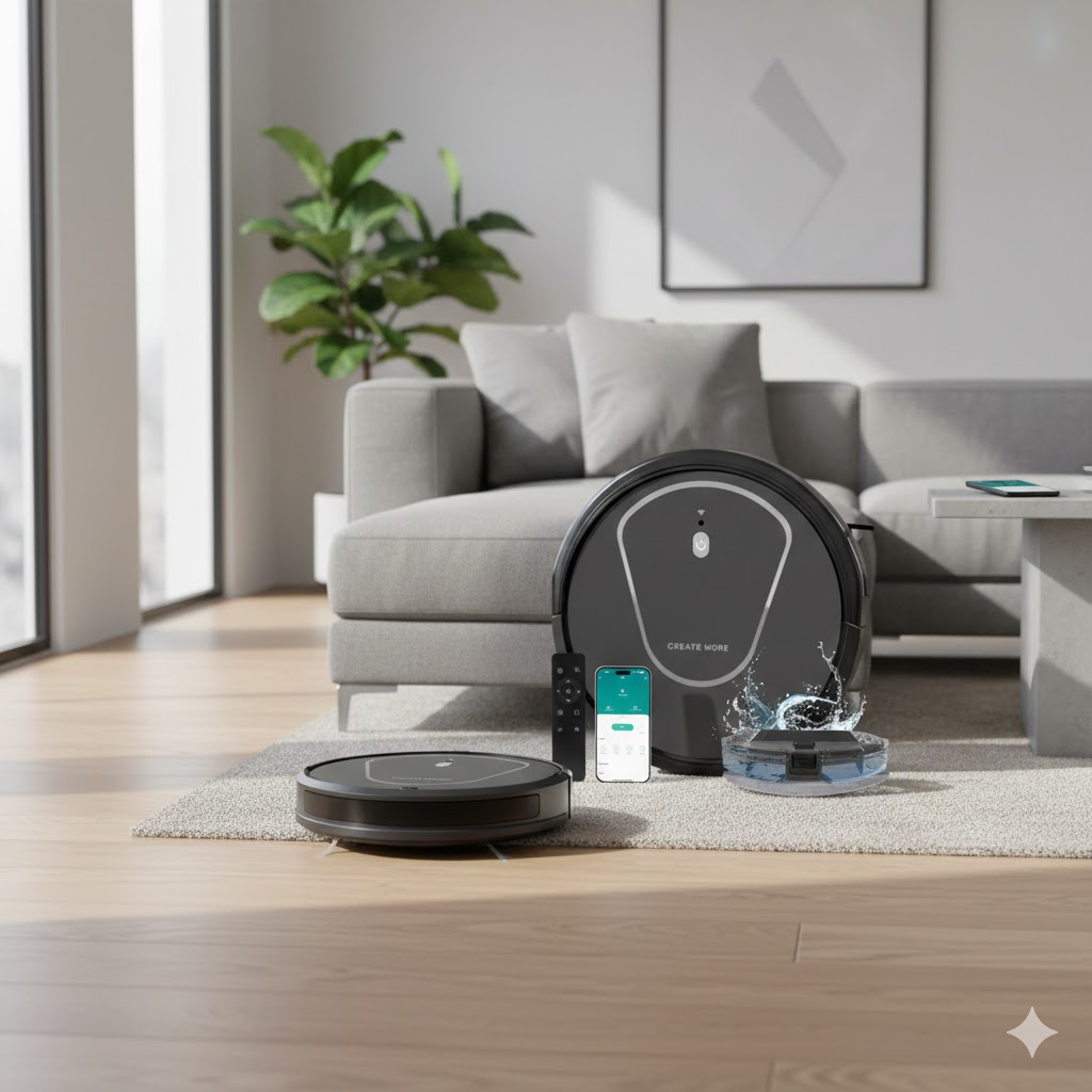 Best Roombas, AI-generated editorial image for illustrative purposes.