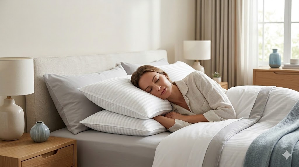 Best Pillows For Sleeping, AI-generated editorial image for illustrative purposes.