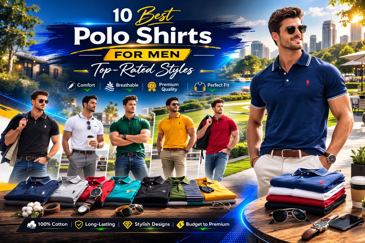 10 Best Polo Shirts for Men—Top-Rated Styles