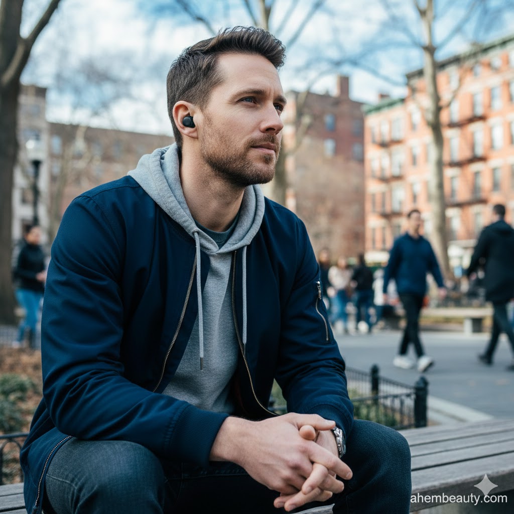 Best Noise-Cancelling Earbuds, AI-generated editorial image for illustrative purposes.