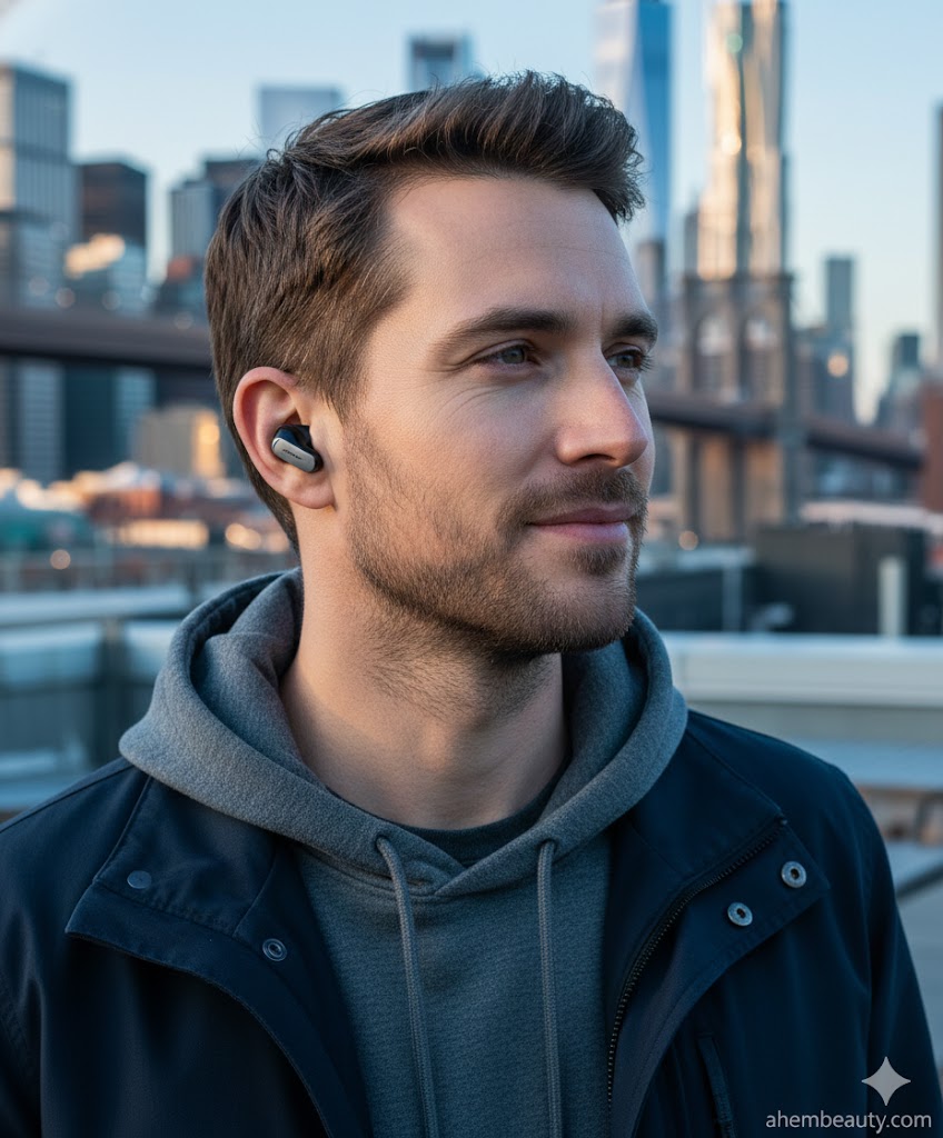 Best Noise-Cancelling Earbuds, AI-generated editorial image for illustrative purposes.