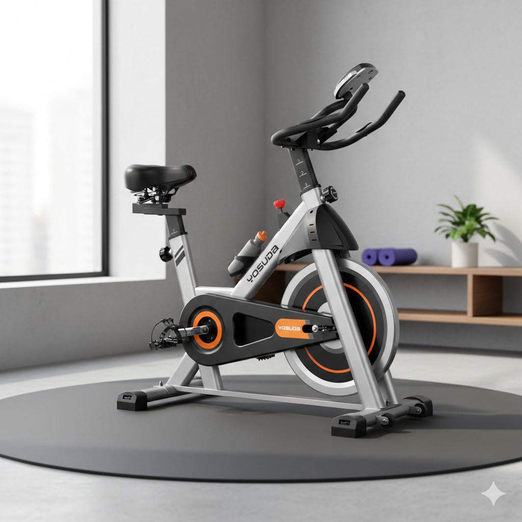 Best Exercise Bikes For Home Fitness, AI-generated editorial image for illustrative purposes.