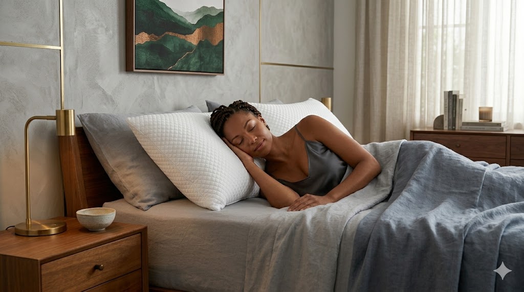 Best Pillows For Sleeping, AI-generated editorial image for illustrative purposes.