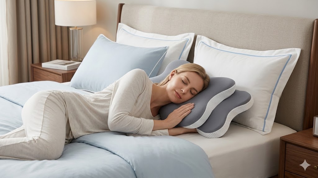 Best Pillows For Sleeping, AI-generated editorial image for illustrative purposes.