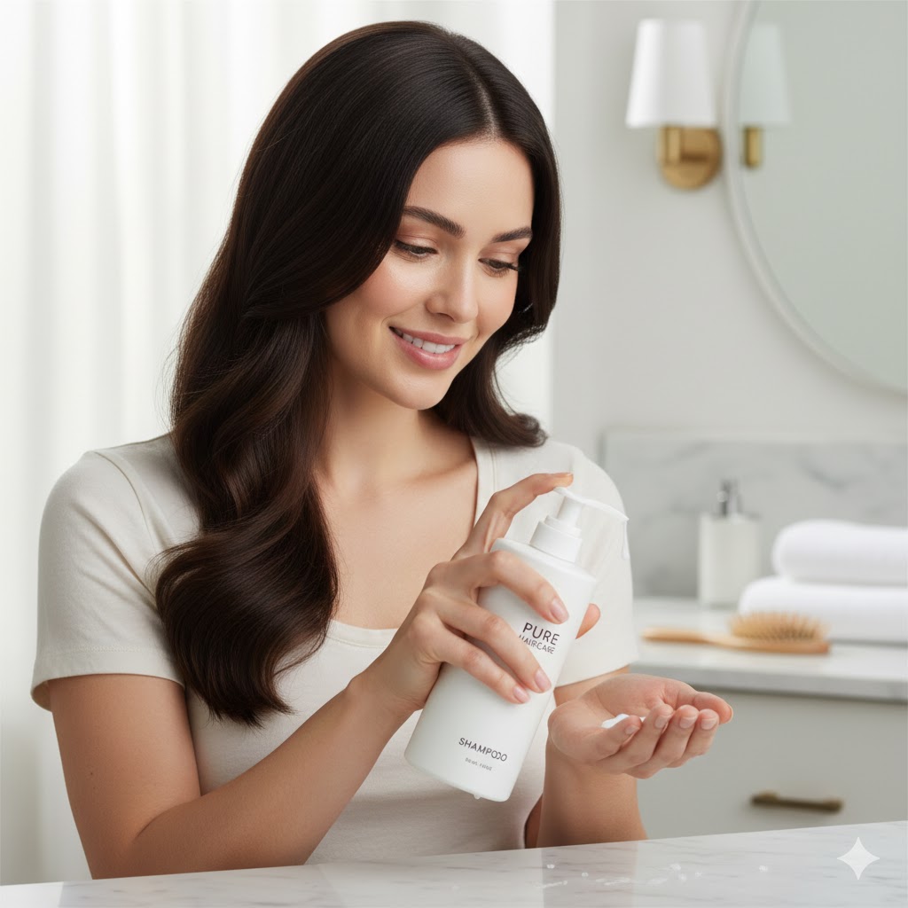 Best Anti Hair Fall Shampoos On Amazon, AI-generated editorial image for illustrative purposes.