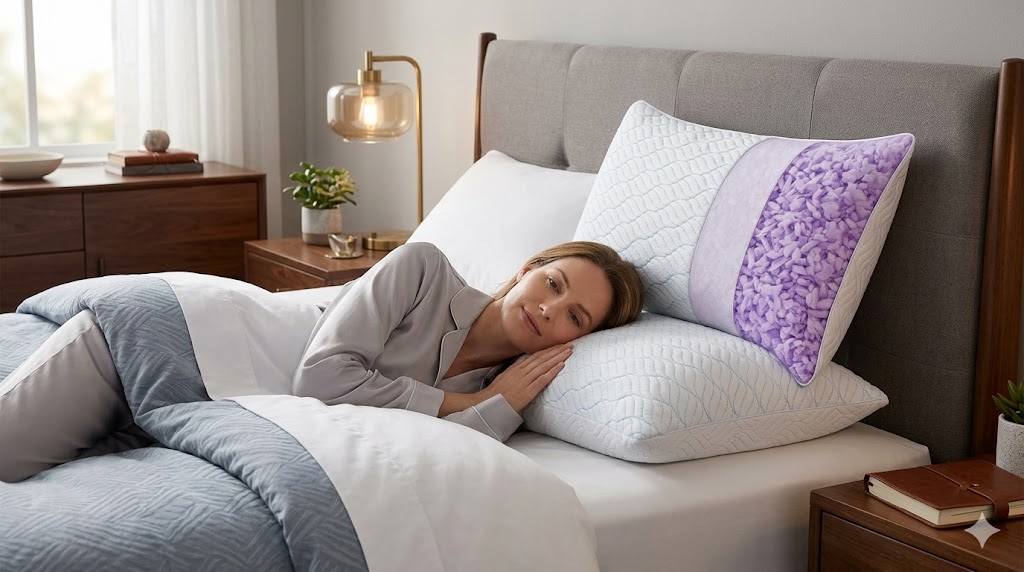 Best Pillows For Sleeping, AI-generated editorial image for illustrative purposes.