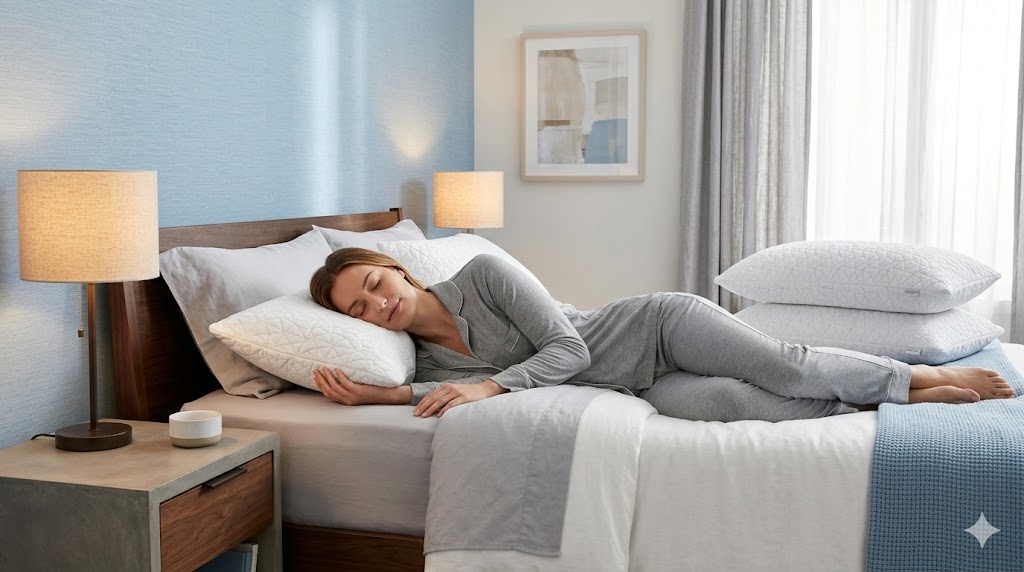 Best Pillows For Sleeping, AI-generated editorial image for illustrative purposes.