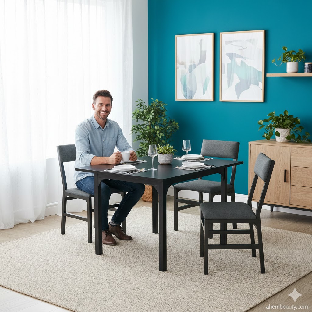 Best Dining Table Sets for Small Spaces,AI-generated editorial image for illustrative purposes.