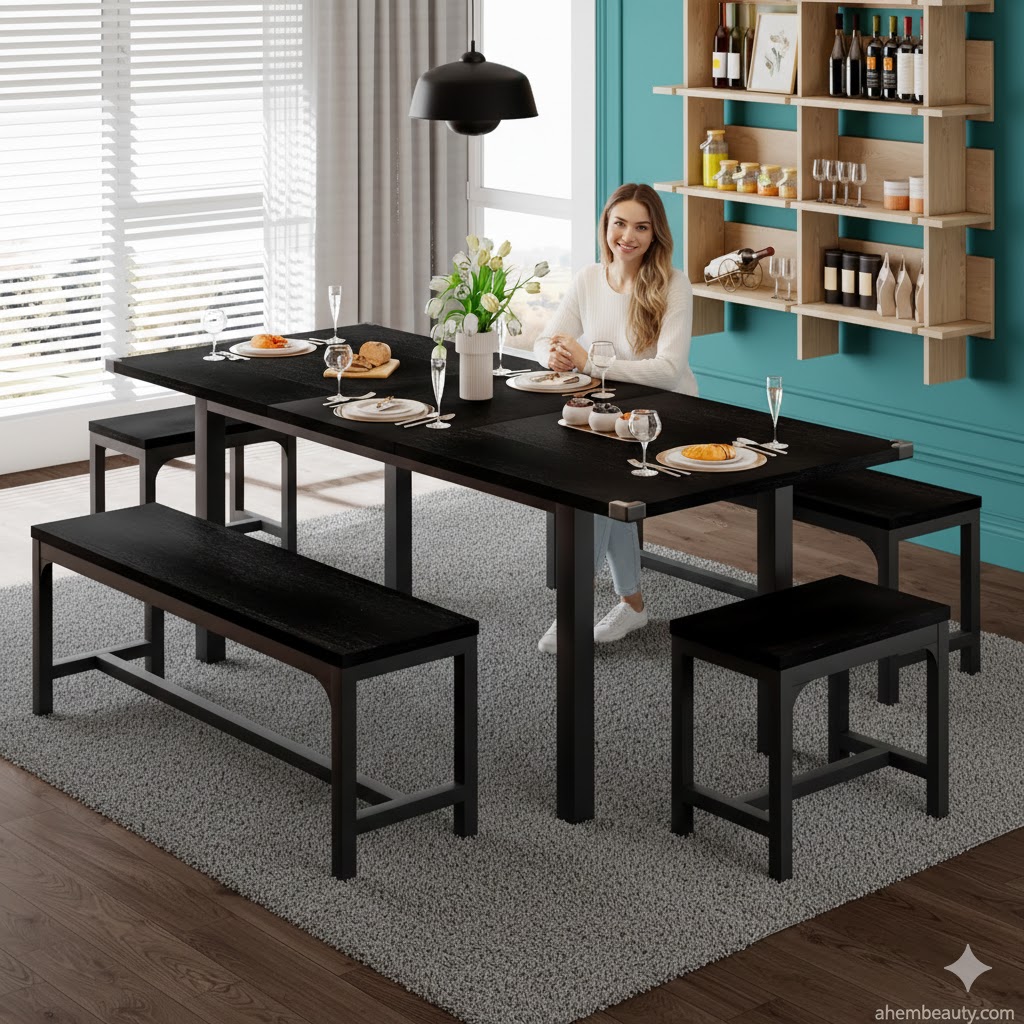 Best Dining Table Sets for Small Spaces,AI-generated editorial image for illustrative purposes.