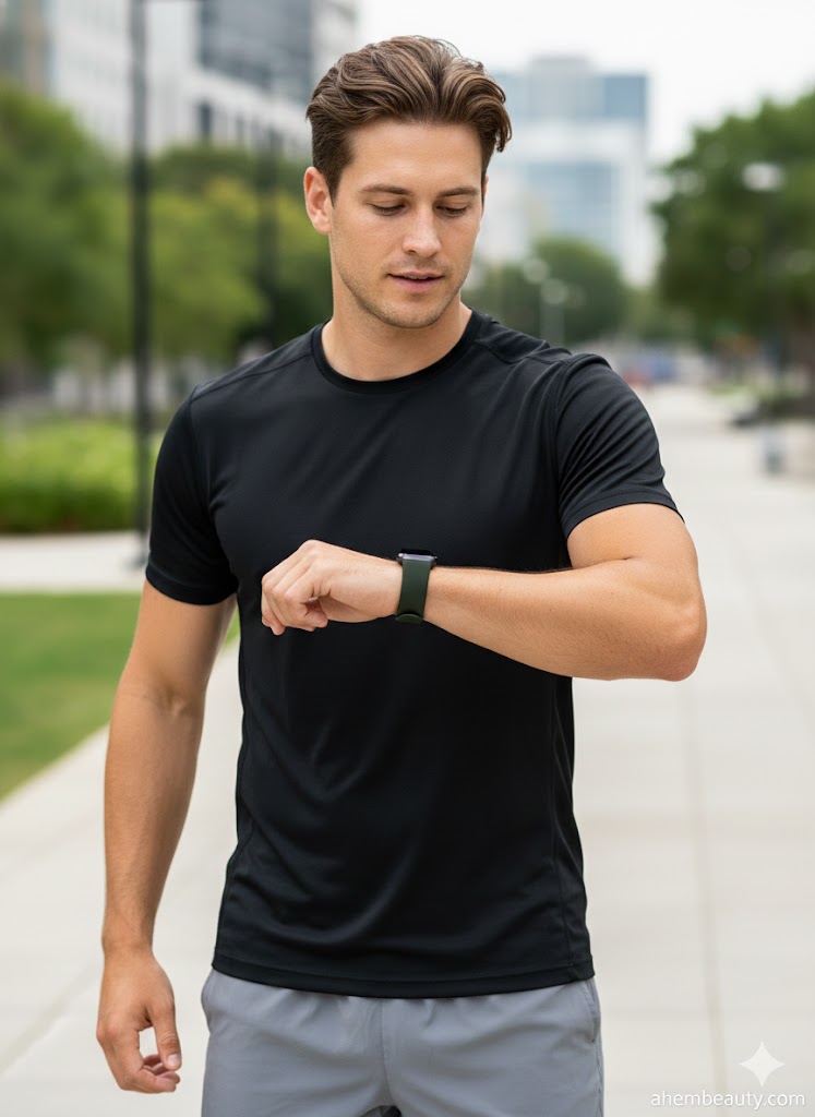 Best Fitness Trackers For Men,AI-generated editorial image for illustrative purposes.
