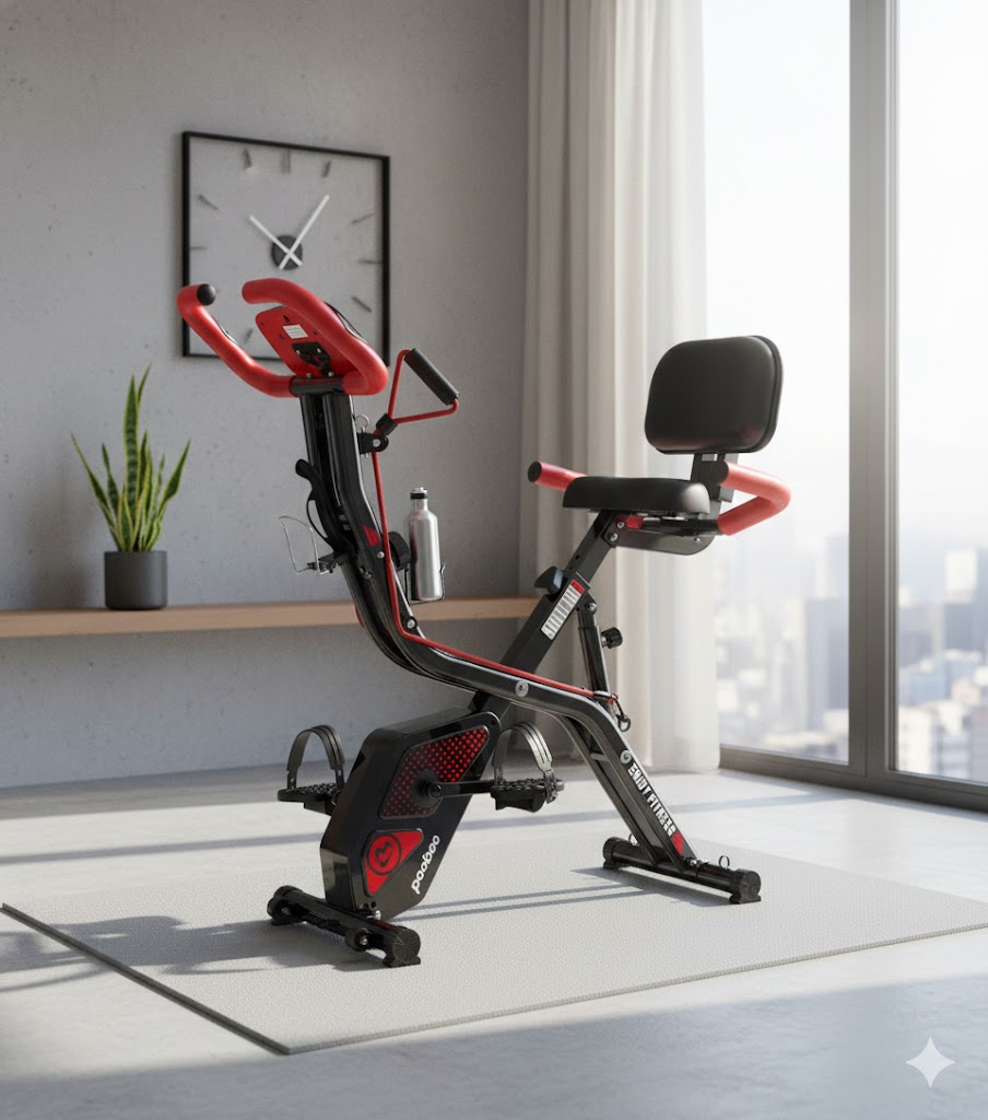Best Exercise Bikes For Home Fitness, AI-generated editorial image for illustrative purposes.