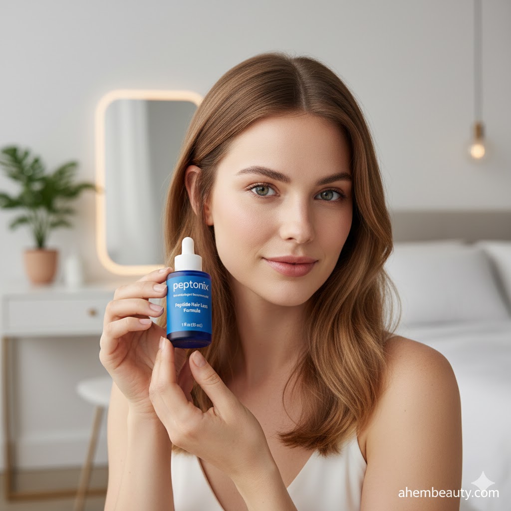 Best Peptide serums for Hair Growth, AI-generated editorial image for illustrative purposes.