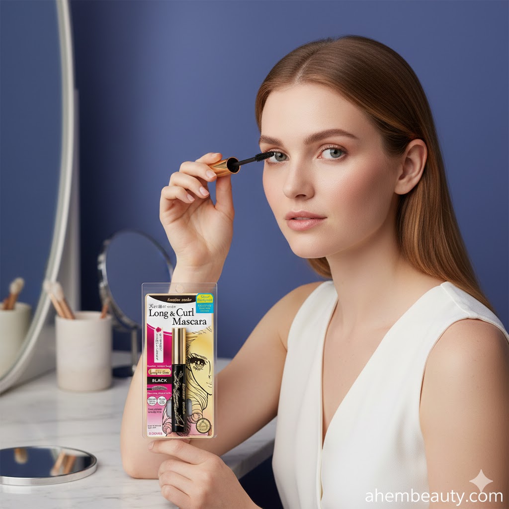 best Longwear Waterproof Mascaras for Sensitive Eyes, AI-generated editorial image for illustrative purposes.