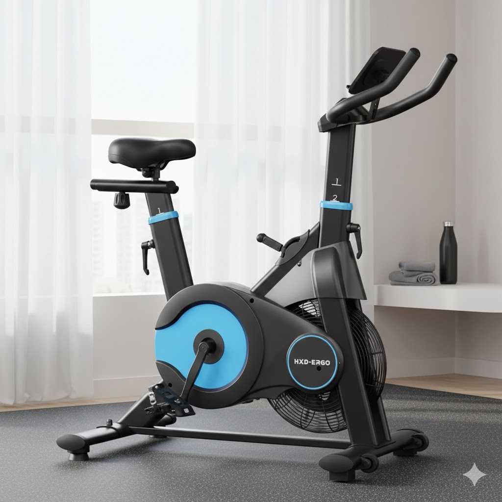 Best Exercise Bikes For Home Fitness, AI-generated editorial image for illustrative purposes.