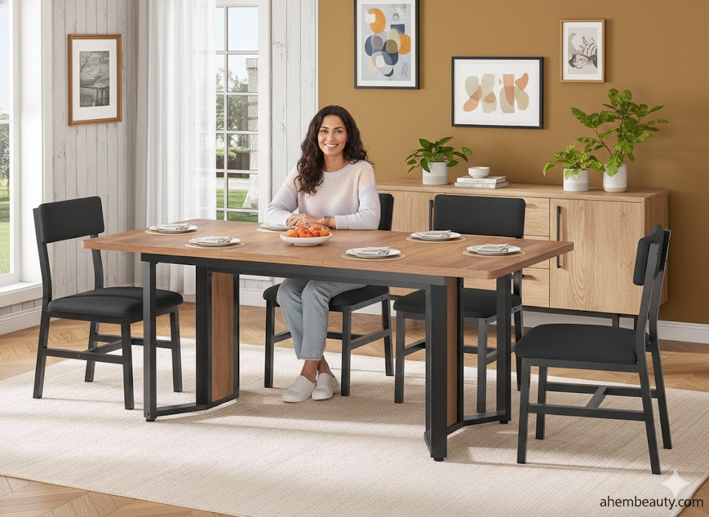 Best Dining Table Sets for Small Spaces, AI-generated editorial image for illustrative purposes.