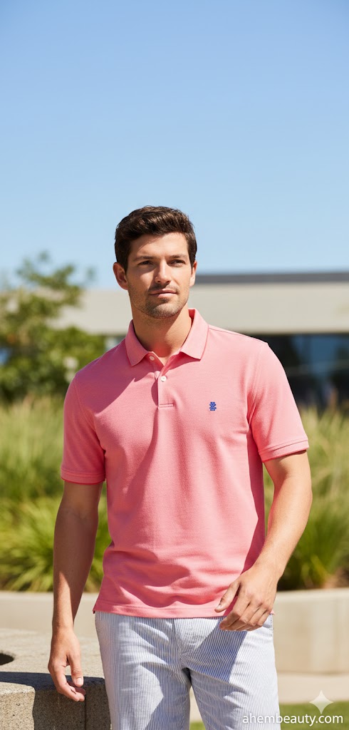 Best Polo Shirts For Men, AI-generated editorial image for illustrative purposes.