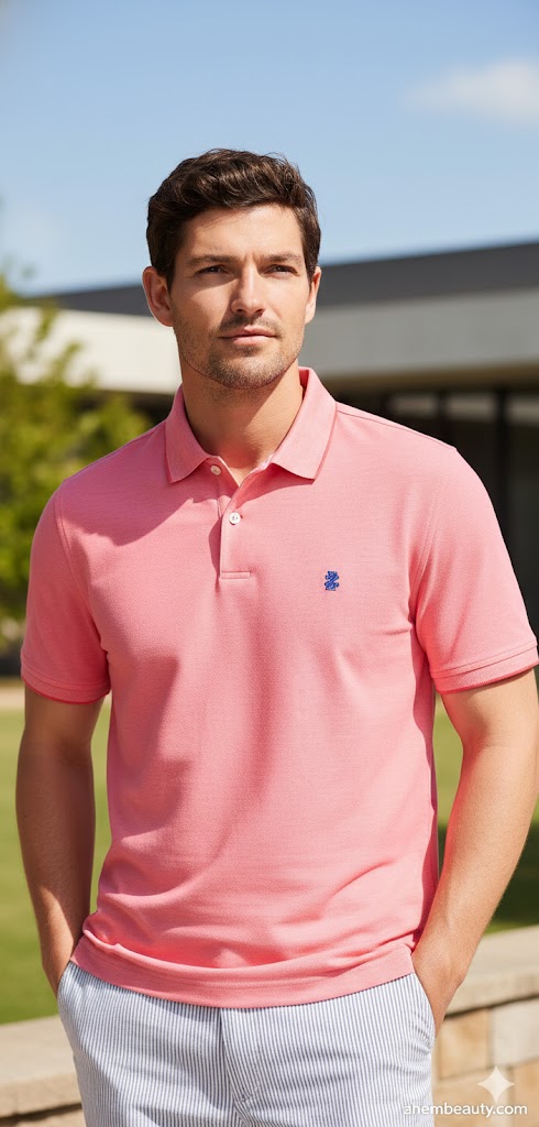 Best Polo Shirts For Men, AI-generated editorial image for illustrative purposes.