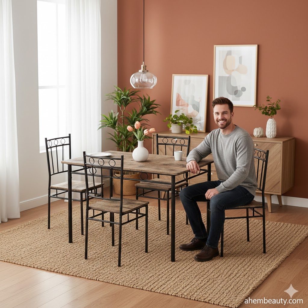 Best Dining Table Sets for Small Spaces,AI-generated editorial image for illustrative purposes.