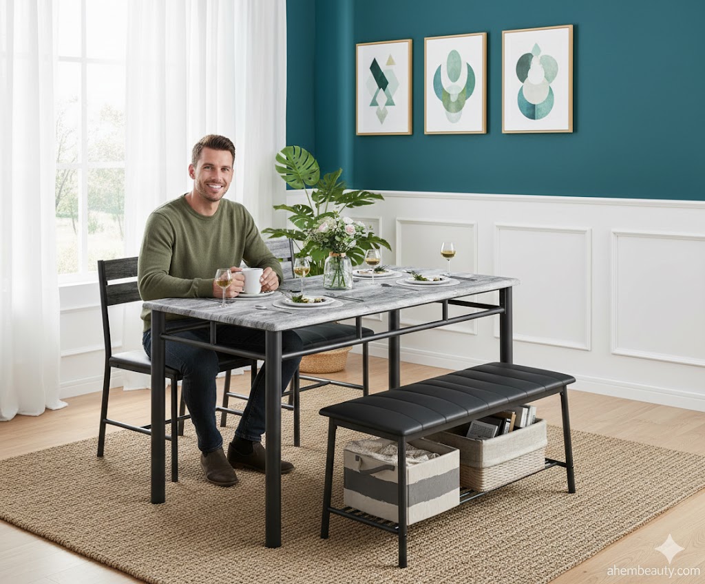Best Dining Table Sets for Small Spaces, AI-generated editorial image for illustrative purposes.