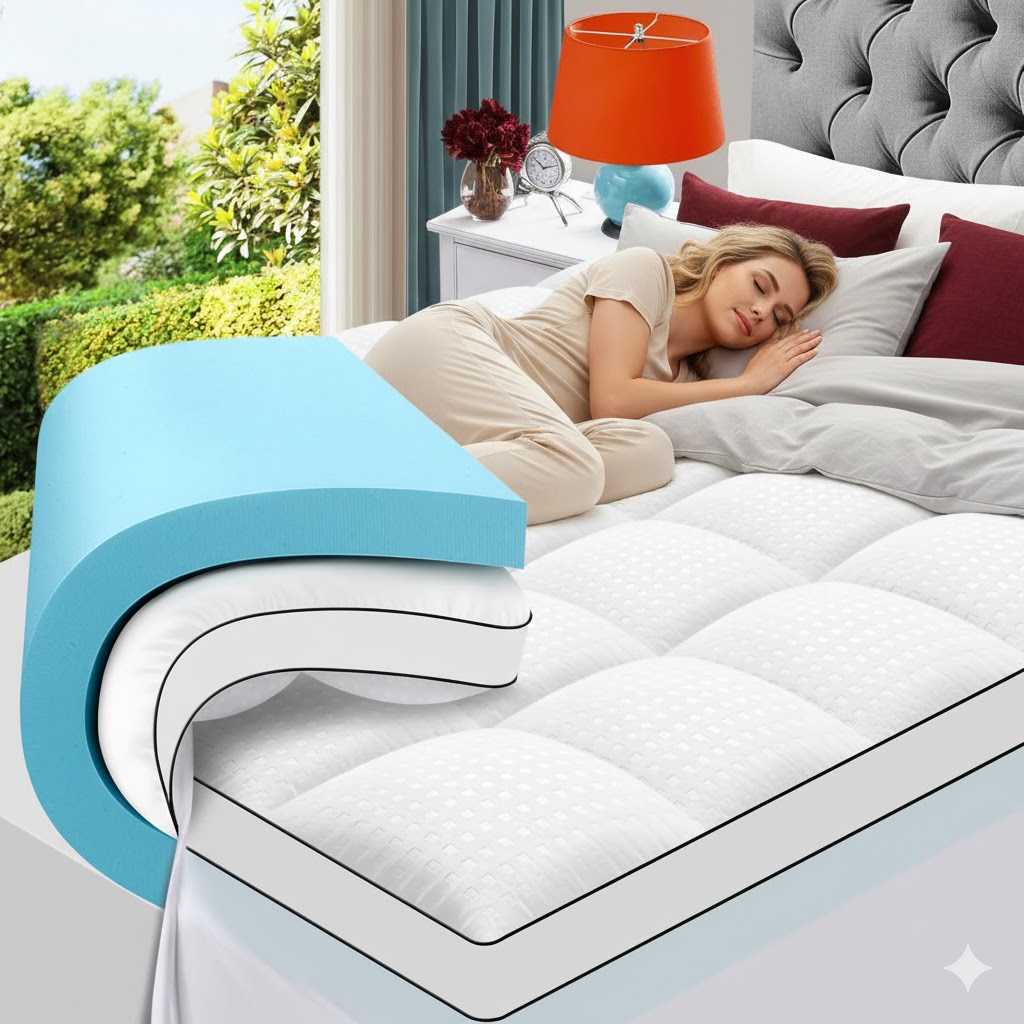 Best Memory Foam Mattresses, AI-generated editorial image for illustrative purposes.