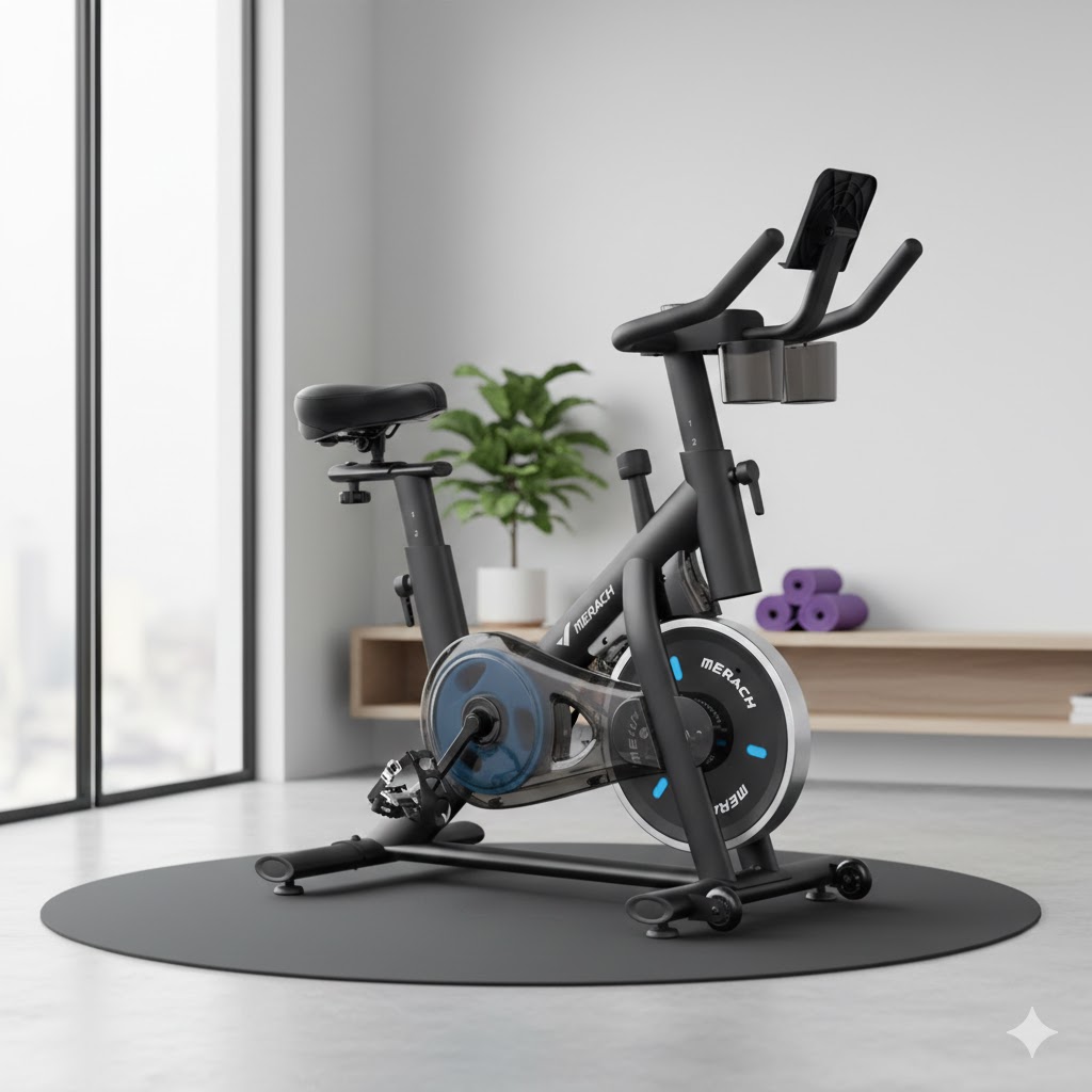 Best Exercise Bikes For Home Fitness, AI-generated editorial image for illustrative purposes.