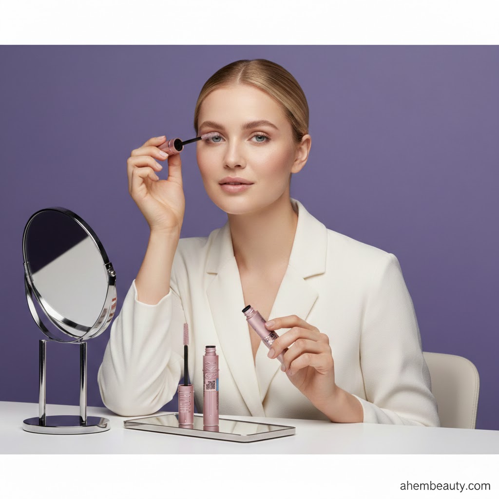 best Longwear Waterproof Mascaras for Sensitive Eyes, AI-generated editorial image for illustrative purposes.