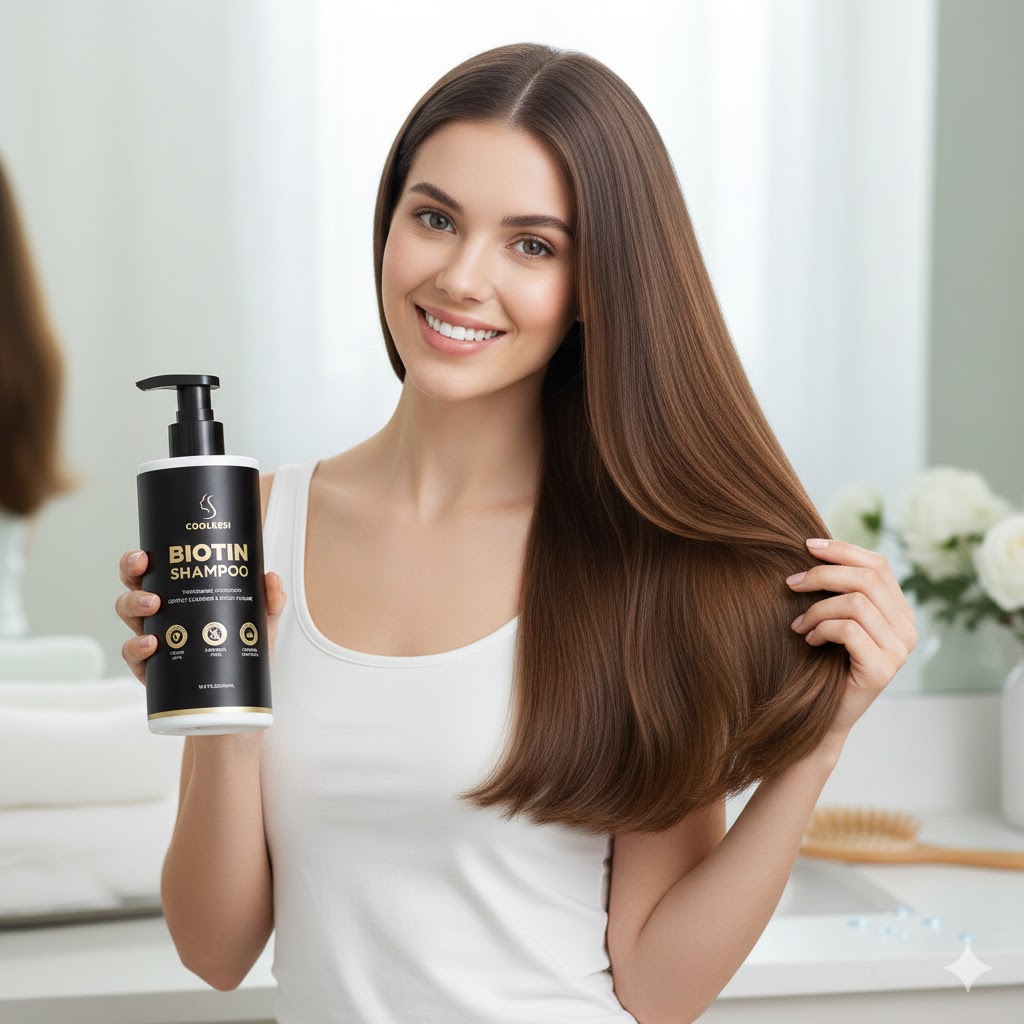 Best Anti Hair Fall Shampoos On Amazon, AI-generated editorial image for illustrative purposes.