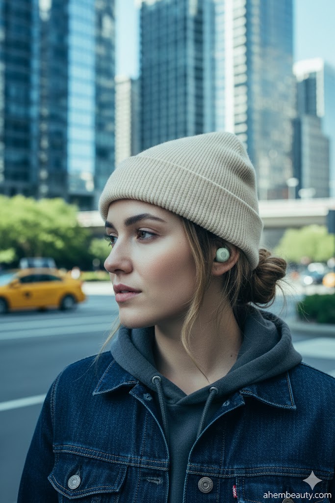 Best Noise-Cancelling Earbuds,AI-generated editorial image for illustrative purposes.