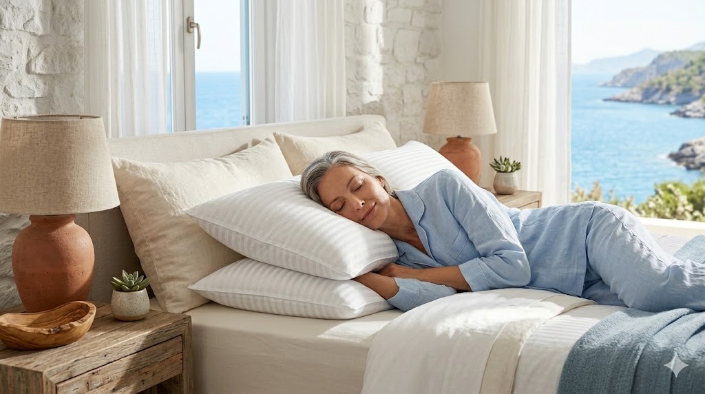 Best Pillows For Sleeping, AI-generated editorial image for illustrative purposes.