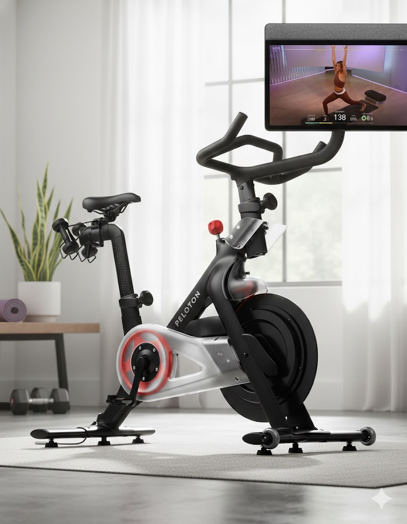 Best Exercise Bikes For Home Fitness, AI-generated editorial image for illustrative purposes.